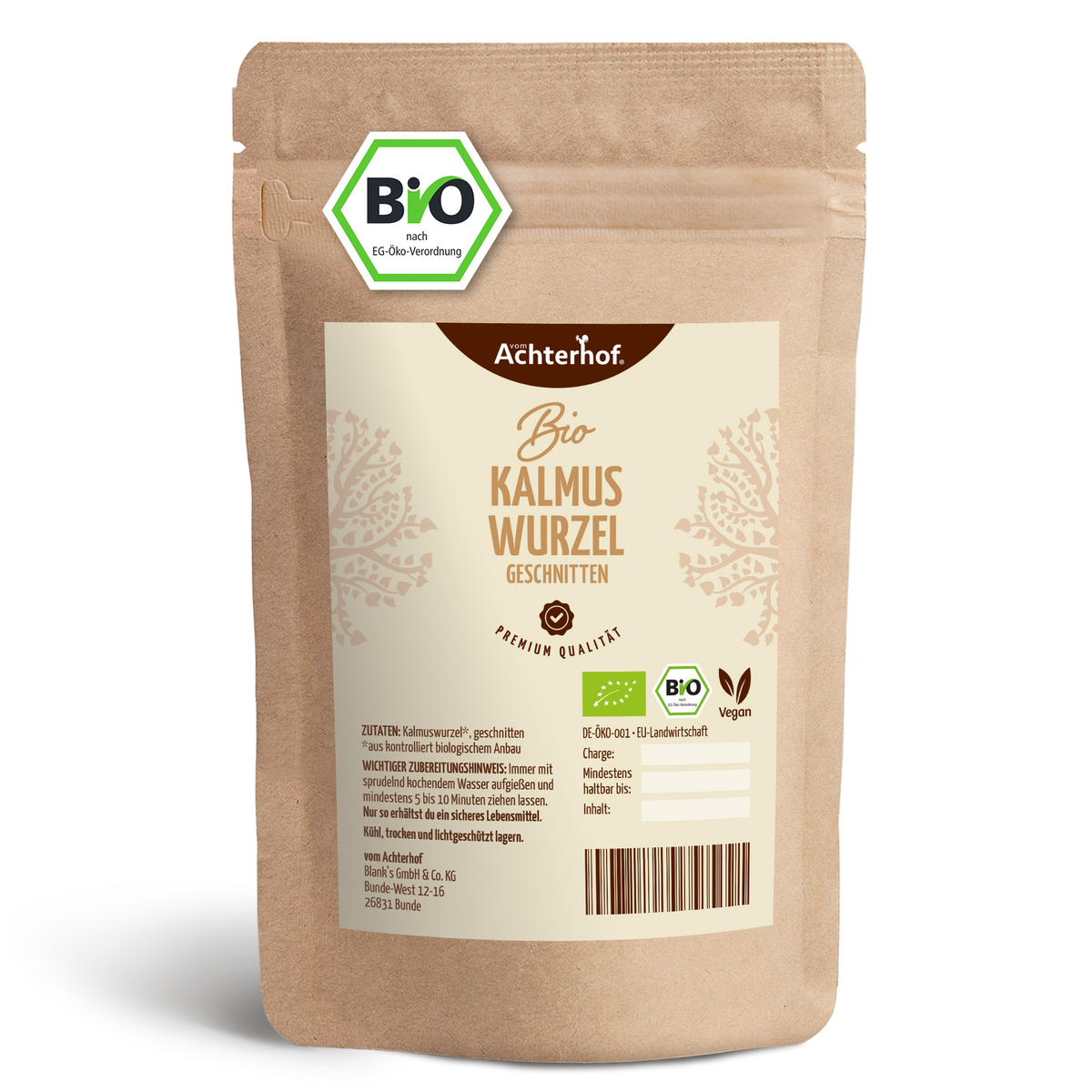 Kalmuswurzel geschnitten Bio (100g)