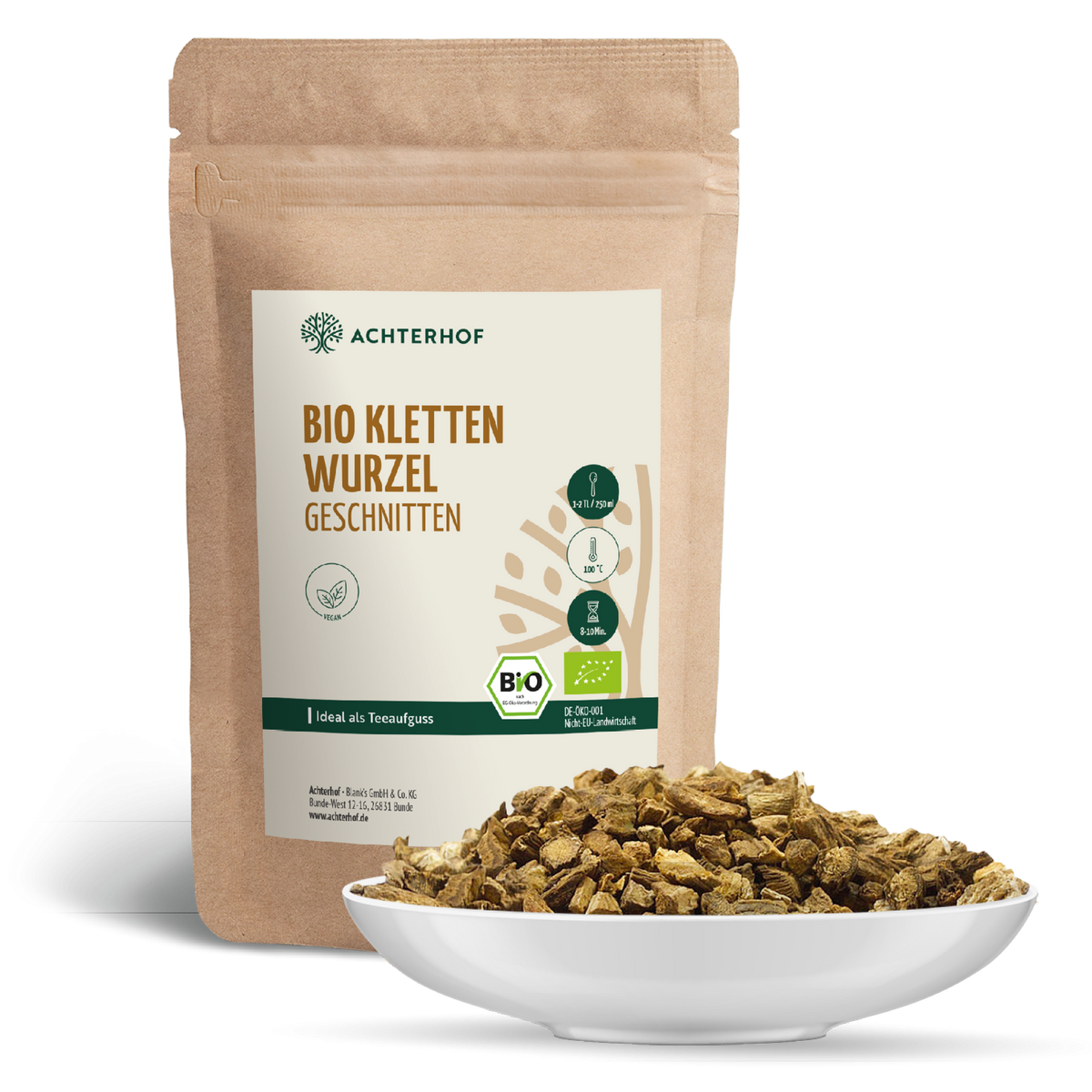 Klettenwurzel geschnitten Bio (250g)