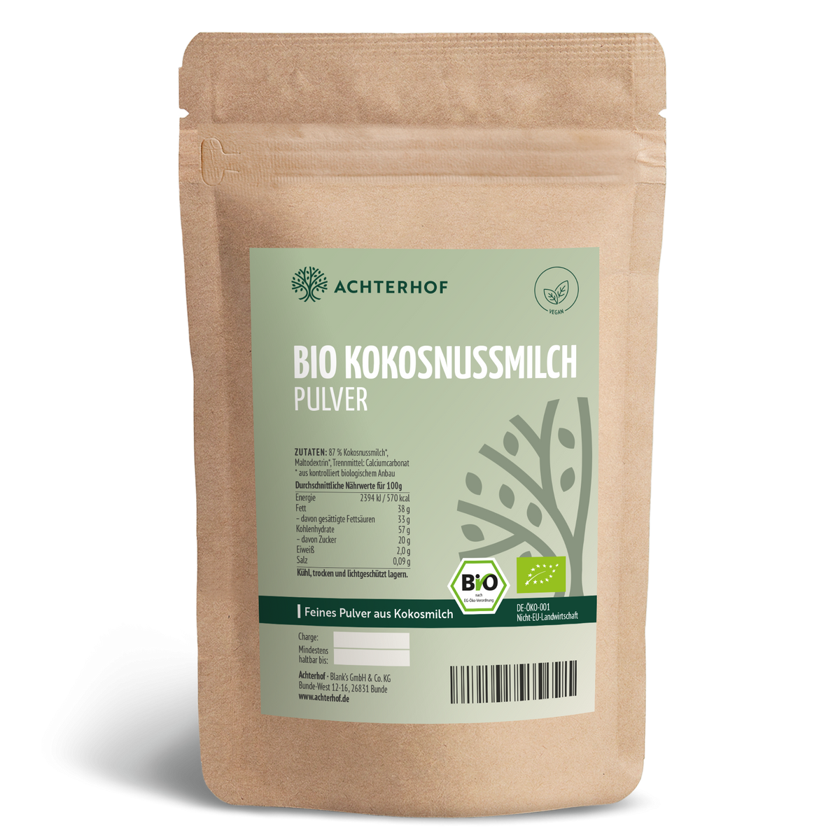 Bio Kokosnussmilch Pulver (500g)