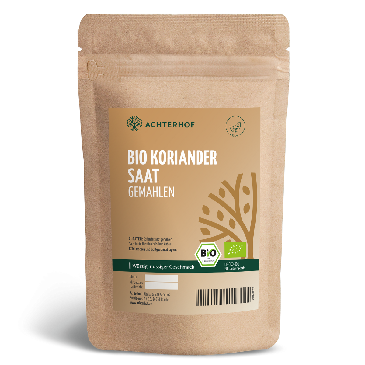 Koriandersaat gemahlen Bio (100g)