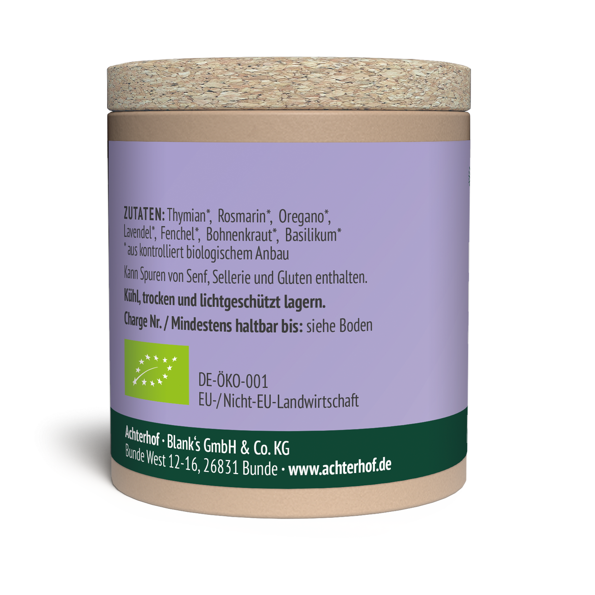 Kräuter der Provence Gewürzmischung Bio (20g)