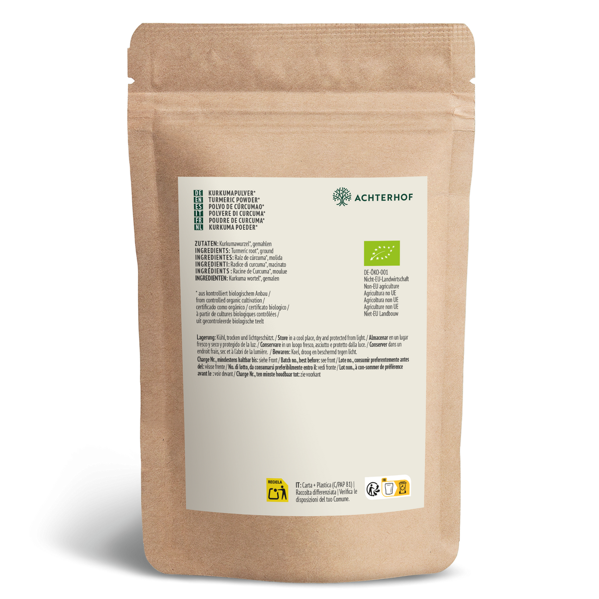 Bio Kurkuma Pulver (500g)