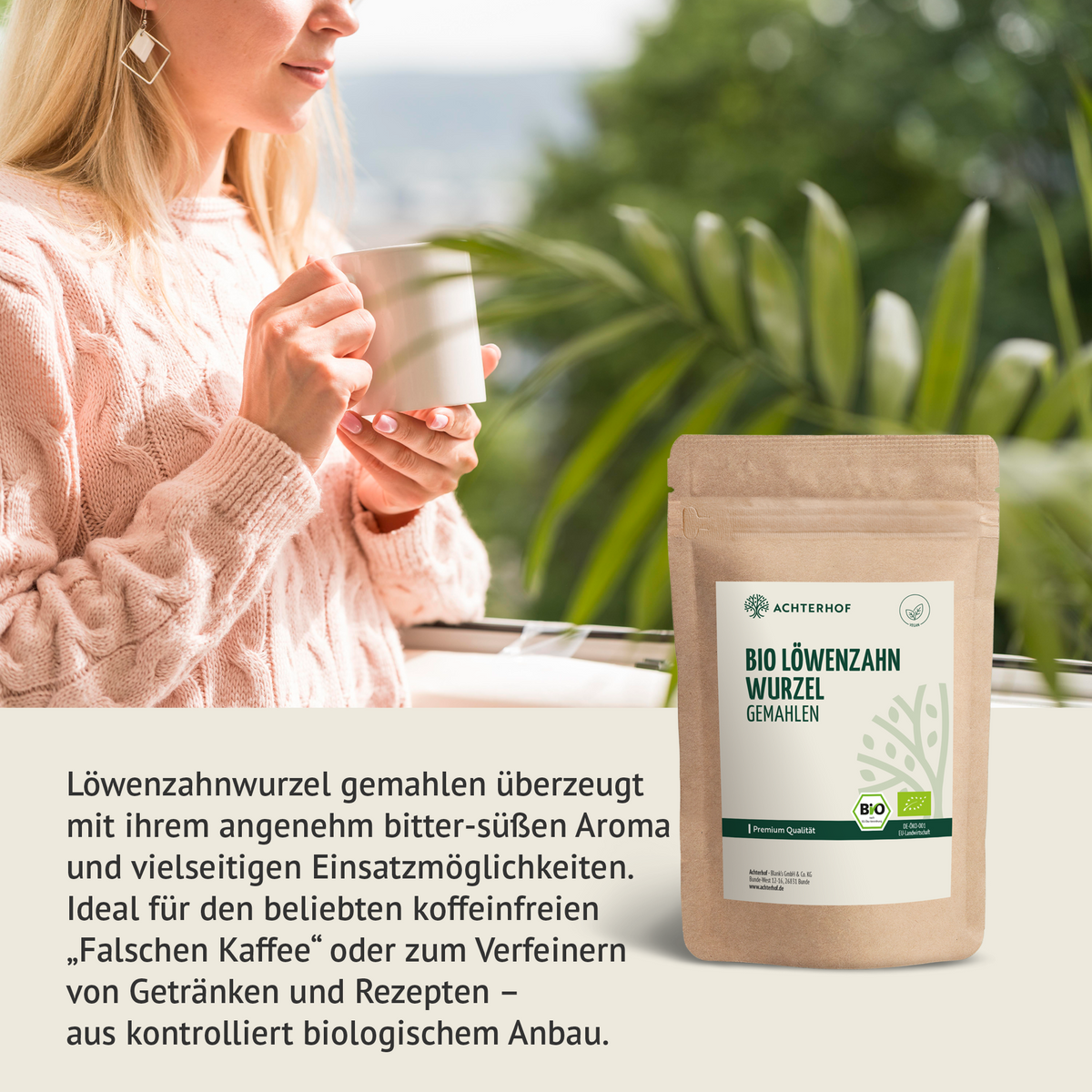 Löwenzahnwurzel Pulver Bio (100g)