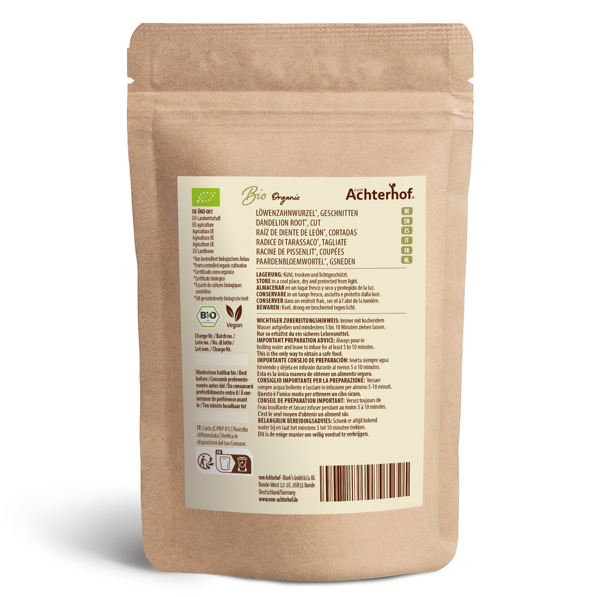 Löwenzahnwurzel geschnitten Bio (250g)