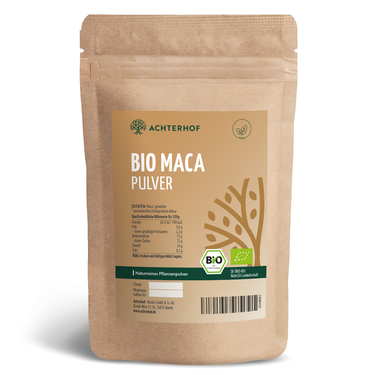 Maca Pulver Bio (500g)