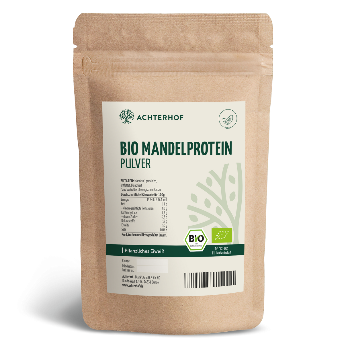 Bio Mandelprotein Pulver (1000g)