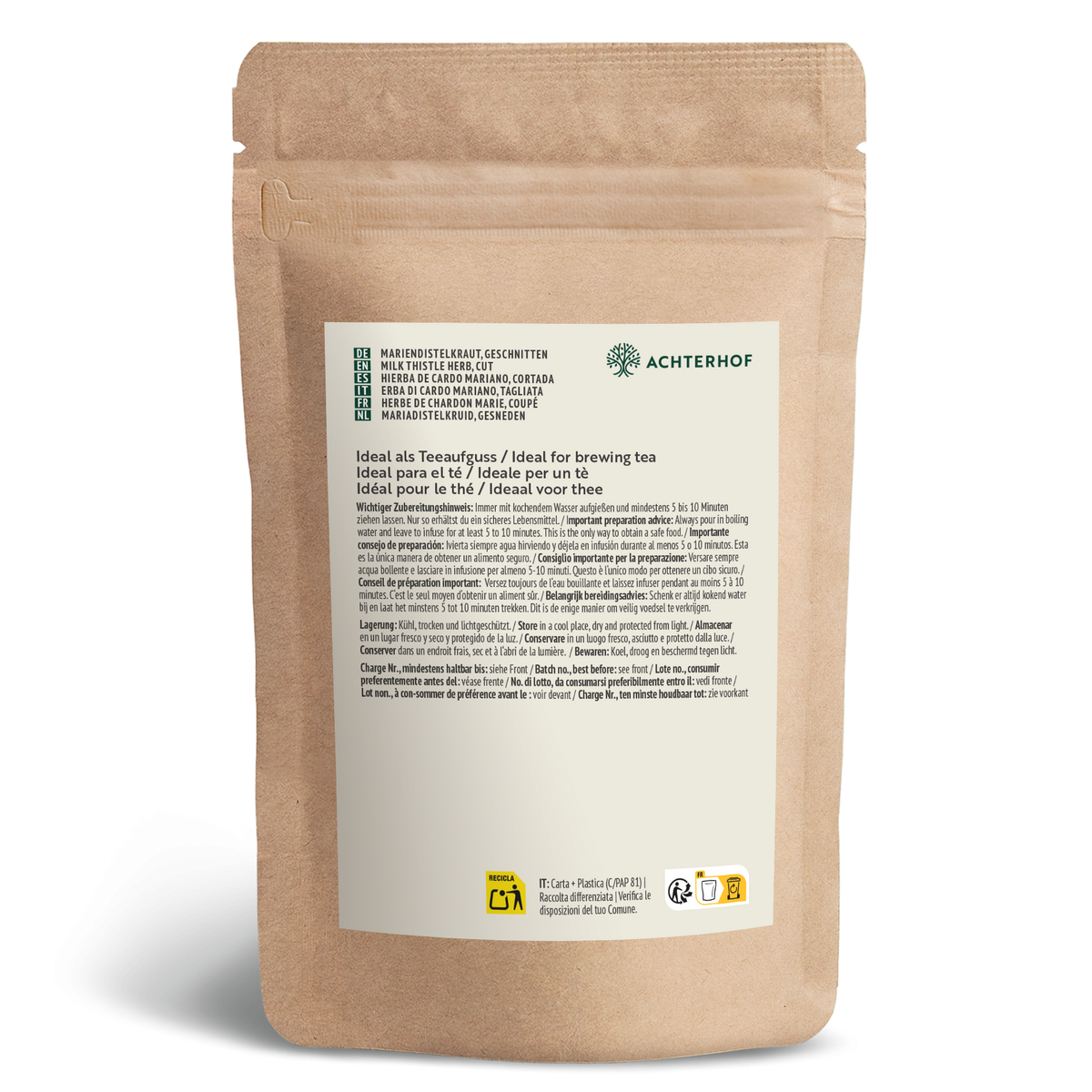 Mariendistelkraut geschnitten (1000g)