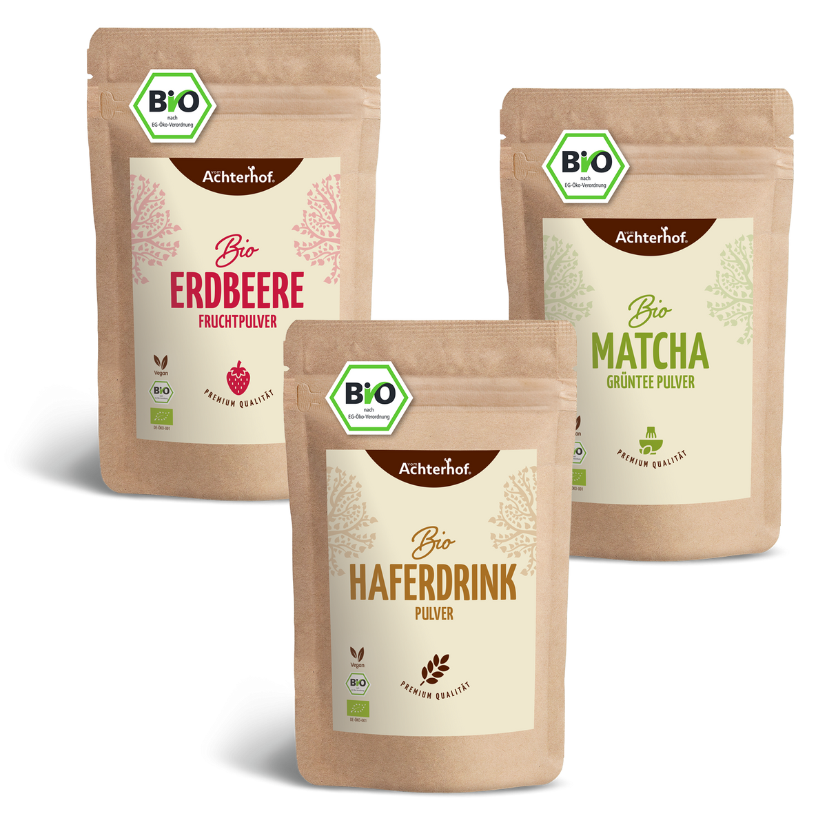 Bio Strawberry Matcha Latte Set