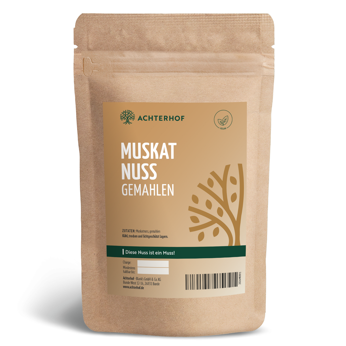 Muskatnuss gemahlen (100g)