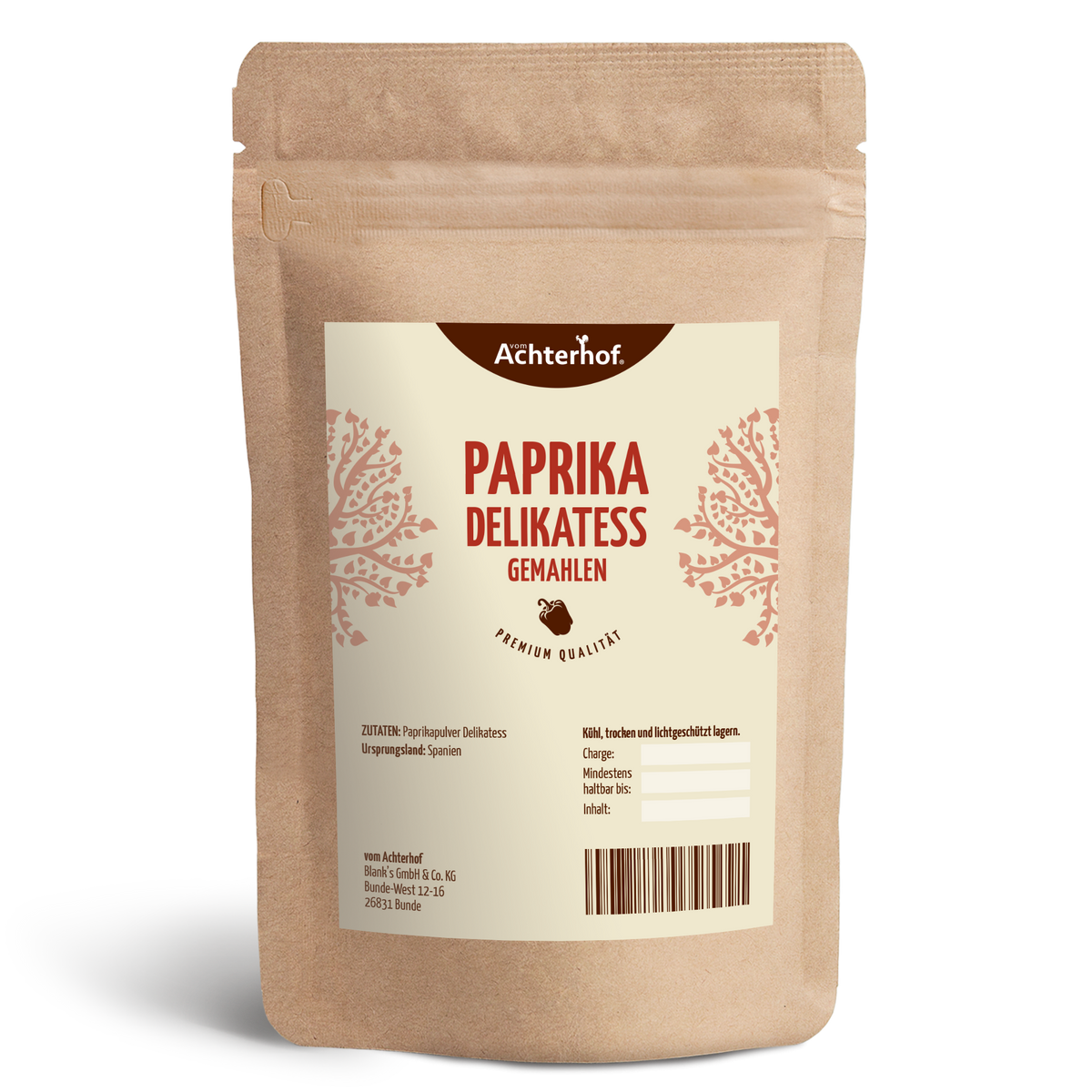 Paprika Delikatess gemahlen (500g)