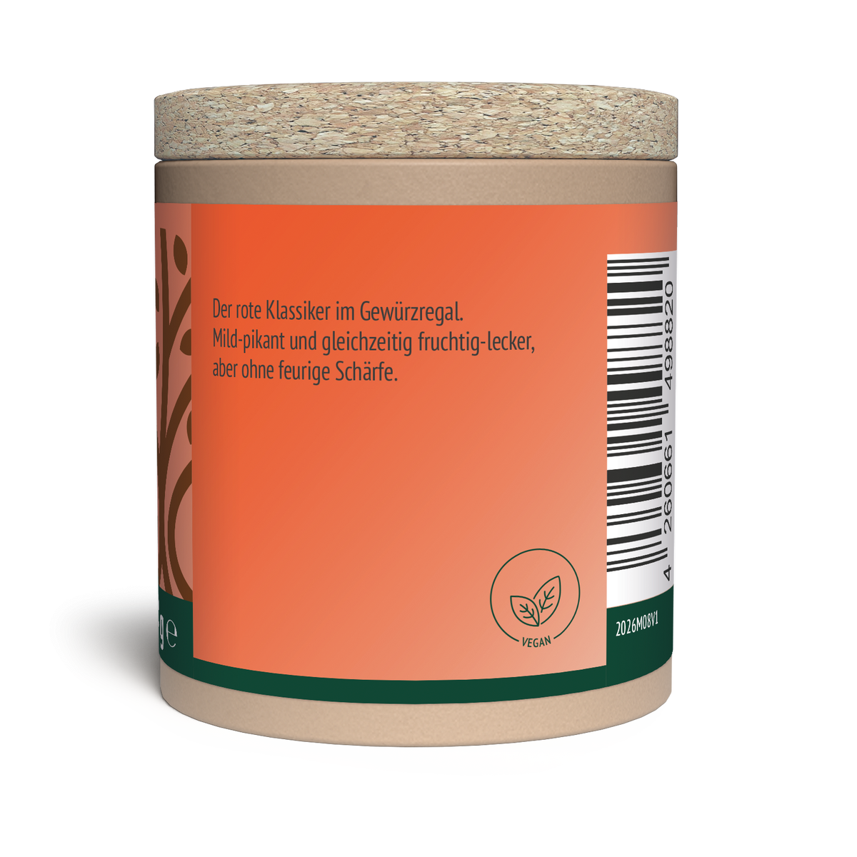 Bio Paprika edelsüß gemahlen Bio (50g)