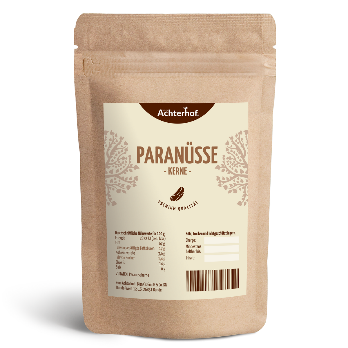 Paranusskerne ganz (100g)