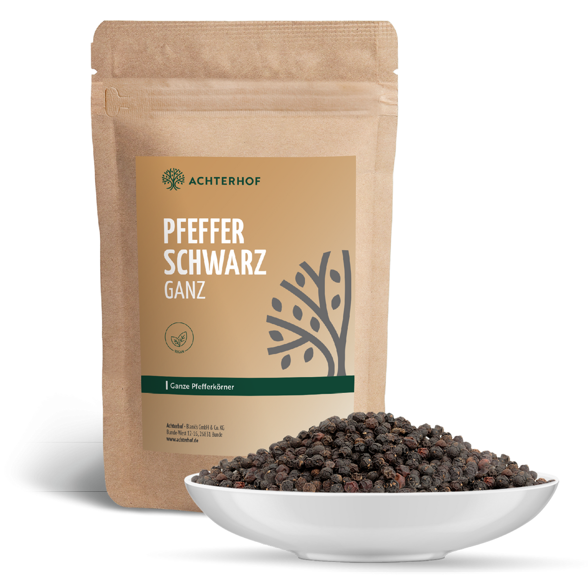 Pfeffer schwarz ganz (250g)