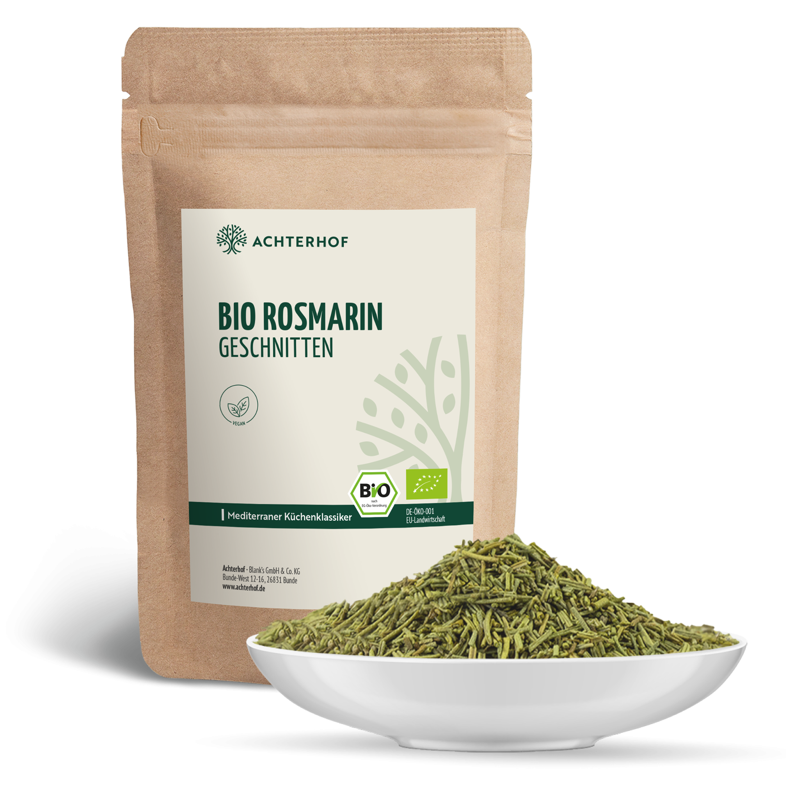 Bio Rosmarin geschnitten (500g)