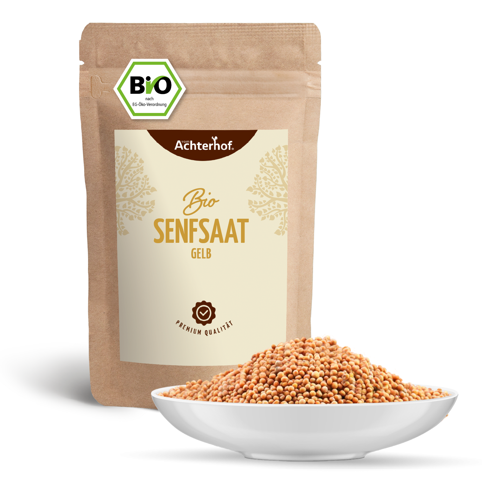 Senfsaat gelb ganz Bio (500g)