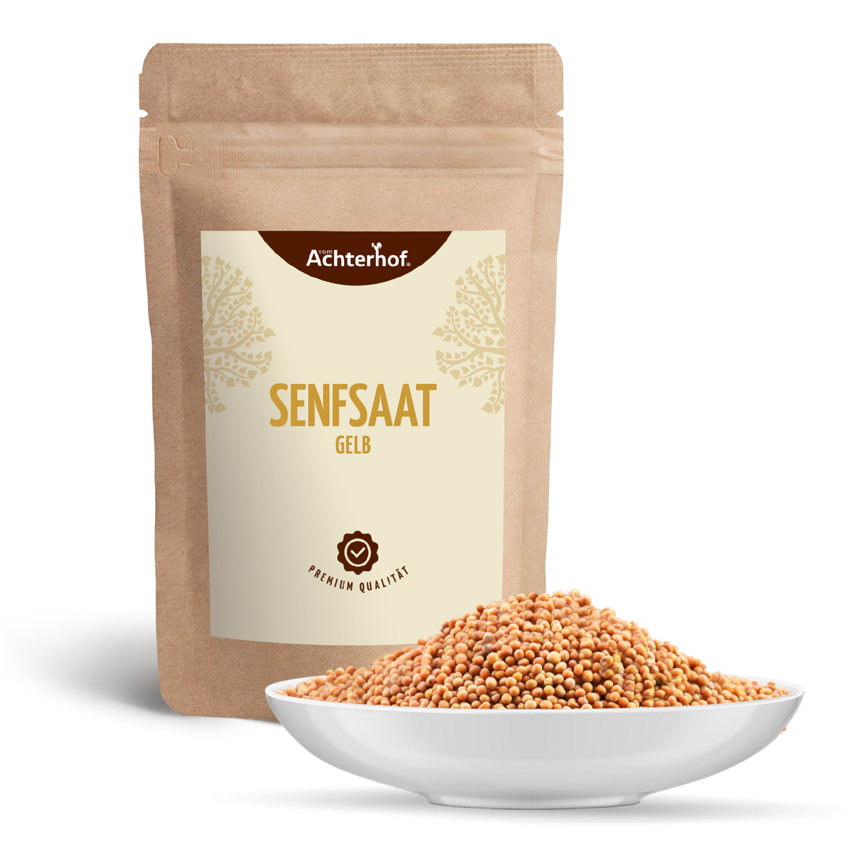 Senfsaat gelb ganz (1000g)