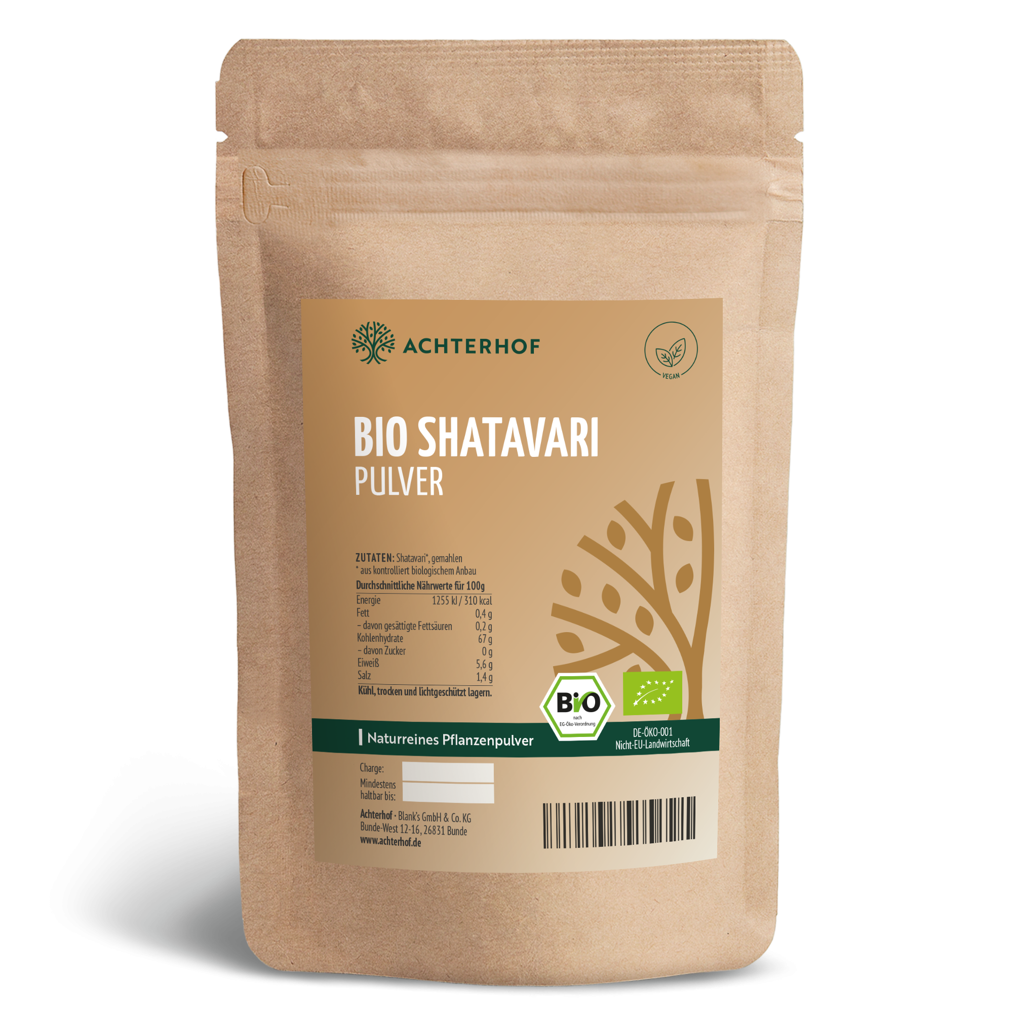 Bio Shatavari Pulver (250g)