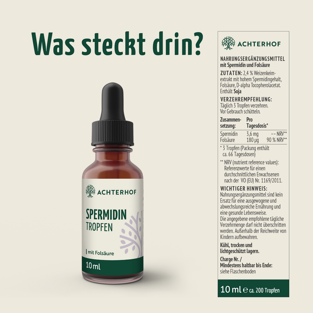 Essential Reds & Spermidin Tropfen Set