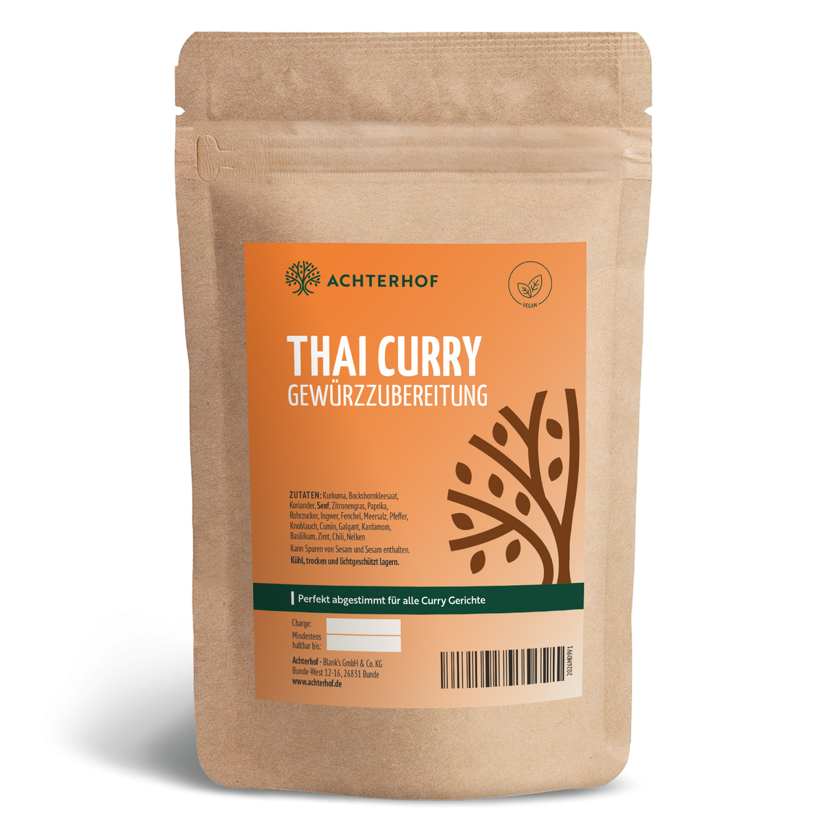 Thai Curry Gewürzzubereitung (100g)