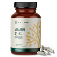 Vitamin D3+K2 Kapseln (180 Kapseln)